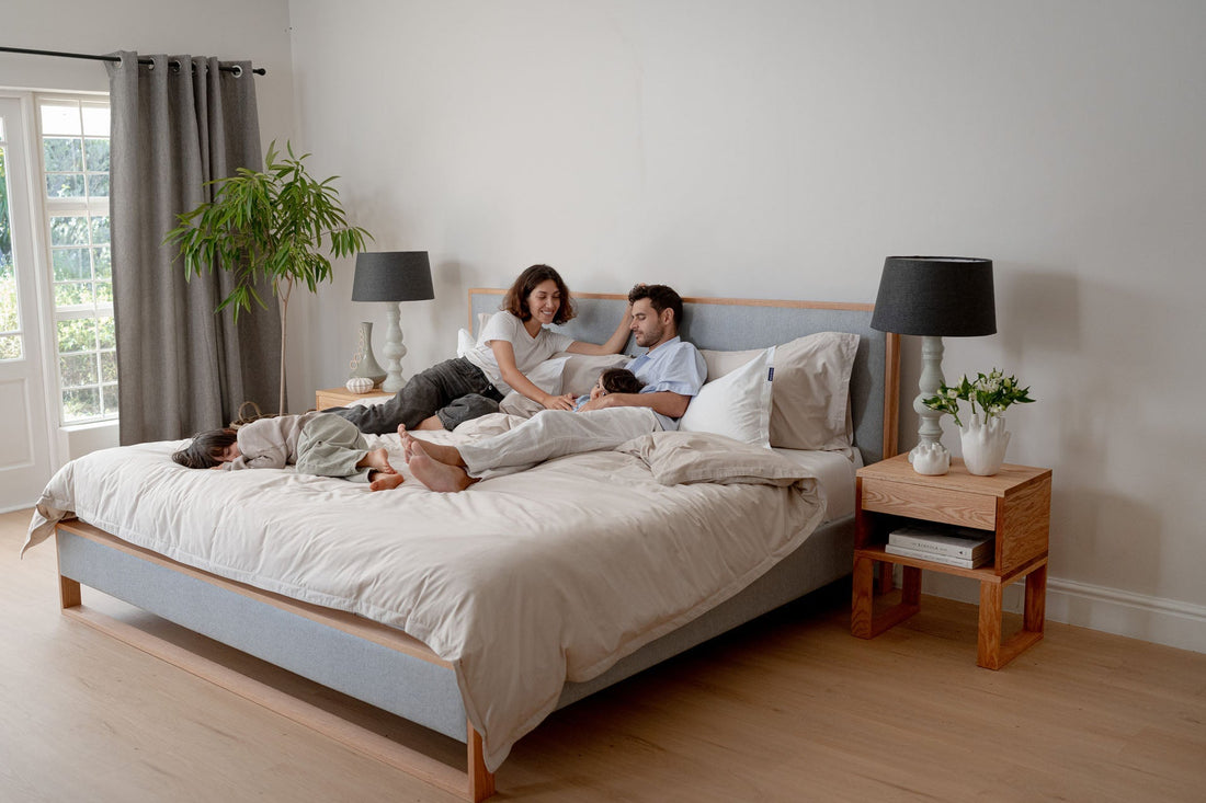 Sloom's King Mattress comes with interchangeable soft, medium and firm layer. Backed by a 100 night trial.