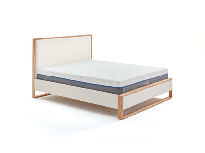 Sloom Oak Edge Bed Frame with Headboard