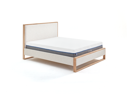 Sloom Oak Edge Bed Frame with Headboard