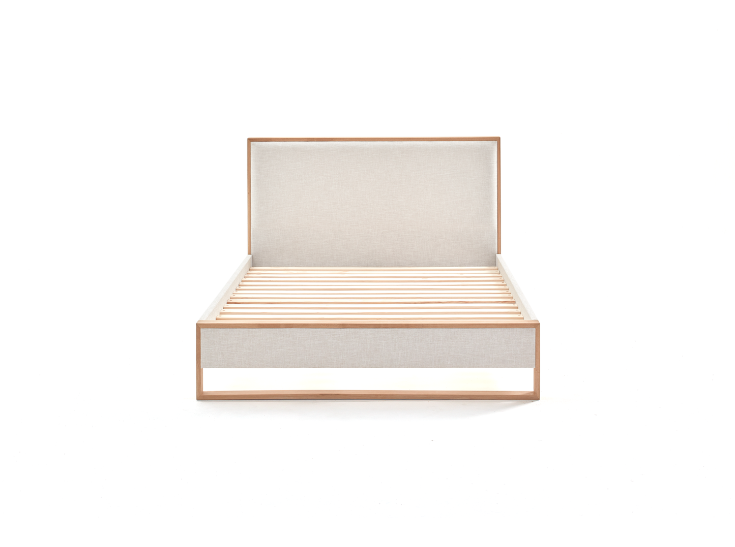 Sloom Oak Edge Bed Frame with Headboard