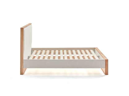 Sloom Oak Edge Bed Frame with Headboard