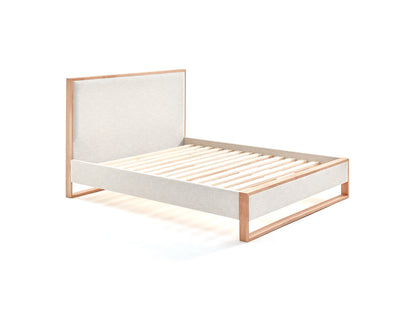 Sloom Oak Edge Bed Frame with Headboard