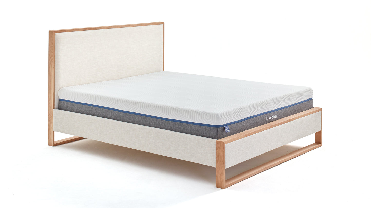 Sloom Oak Edge Bed Frame with Headboard 4 | Sloom