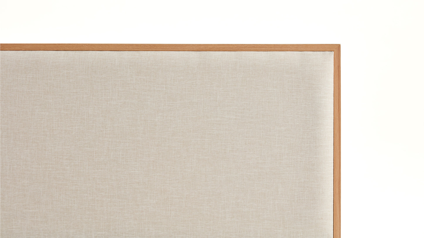 Sloom Oak Edge Bed Frame with Headboard