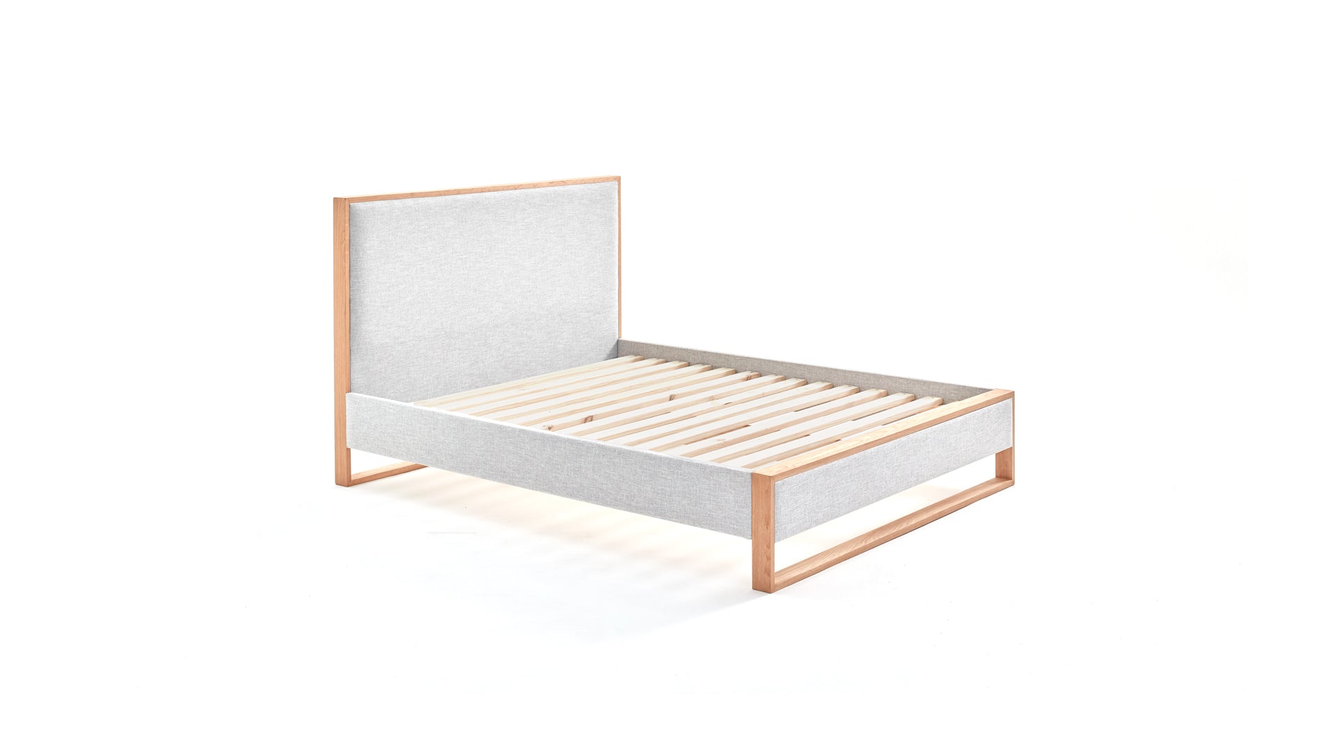 Sloom Oak Edge Bed Frame with Headboard 11 | Sloom