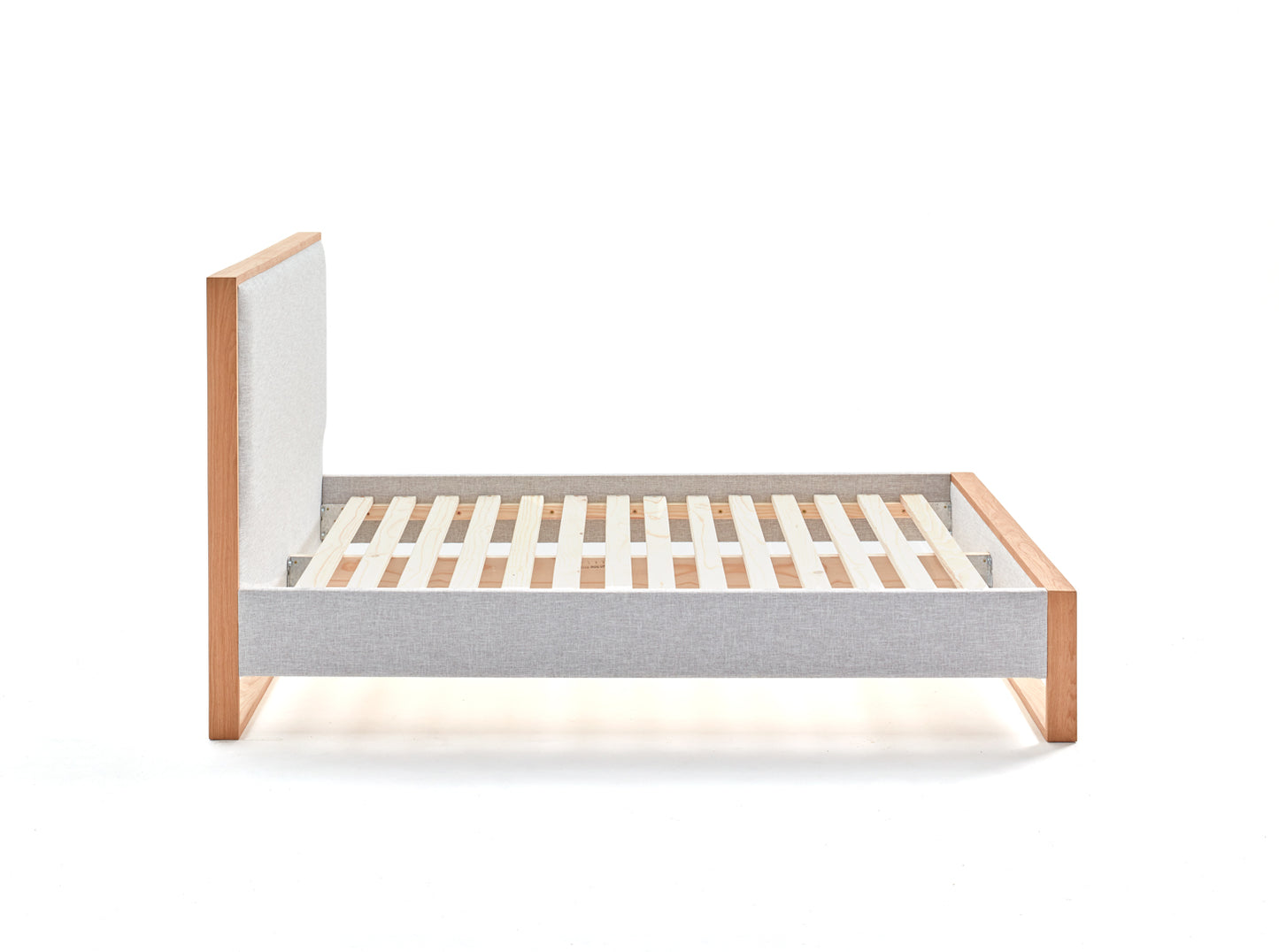 Sloom Oak Edge Bed Frame with Headboard