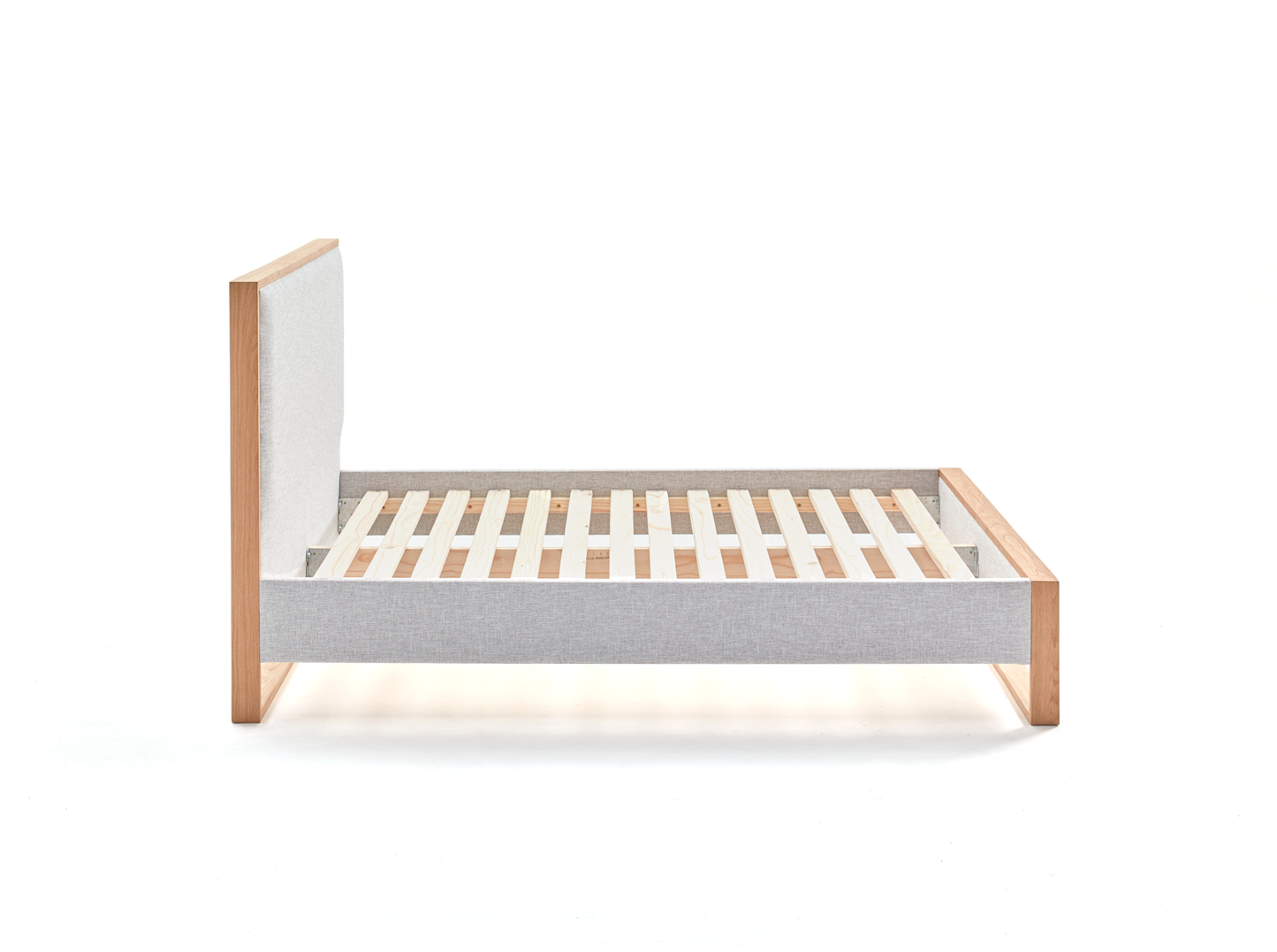 Sloom Oak Edge Bed Frame with Headboard