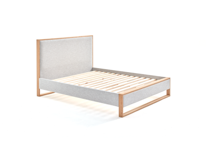 Sloom Oak Edge Bed Frame with Headboard