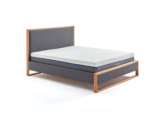 Sloom Oak Edge Bed Frame with Headboard