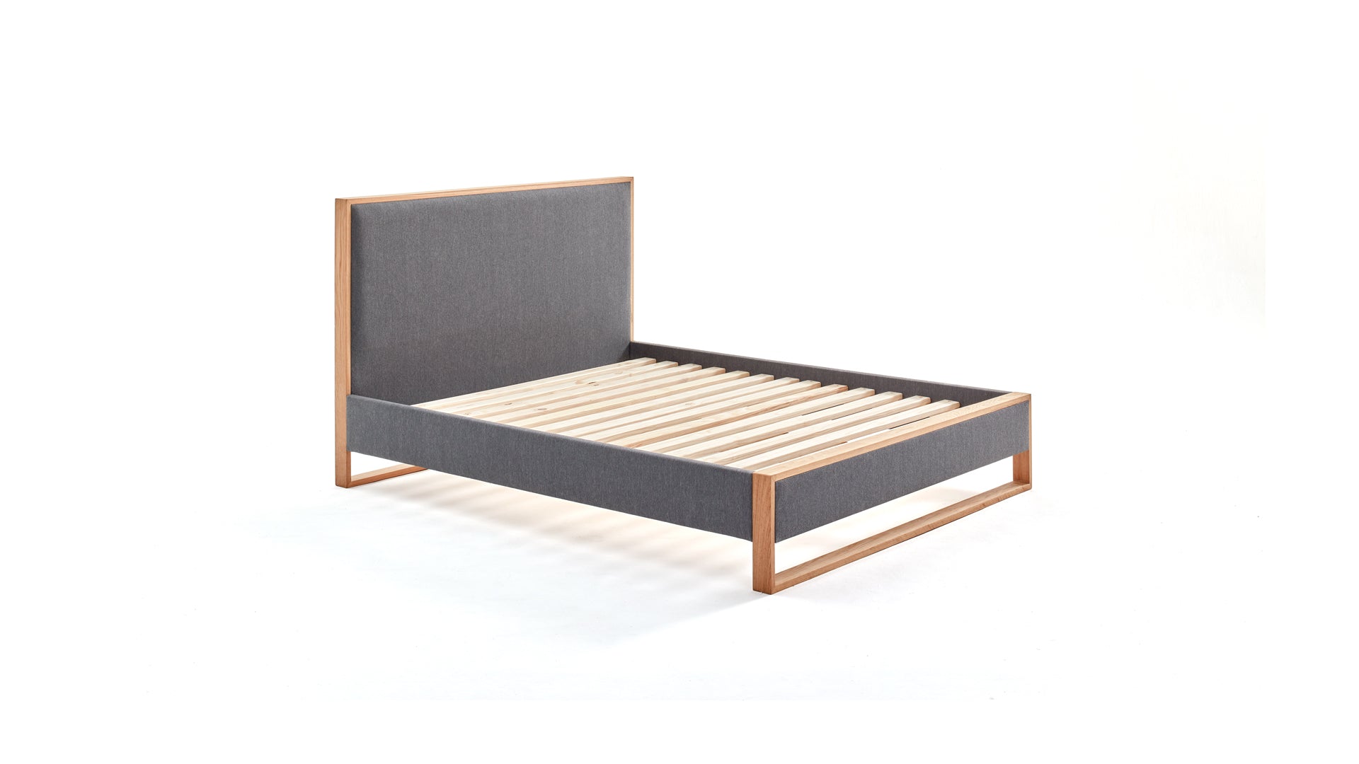Sloom Oak Edge Bed Frame with Headboard 3 | Sloom