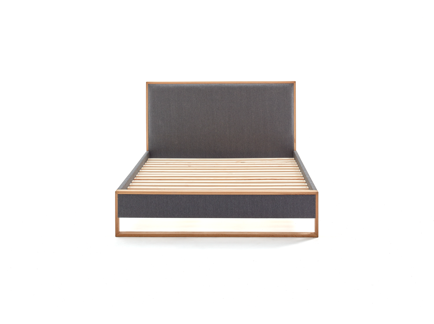 Sloom Oak Edge Bed Frame with Headboard