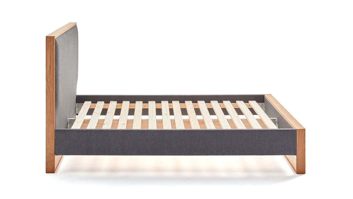 Sloom Oak Edge Bed Frame with Headboard 2 | Sloom
