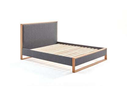 Sloom Oak Edge Bed Frame with Headboard