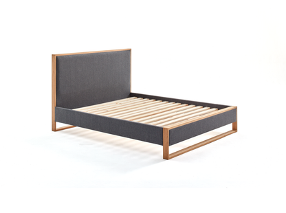 Sloom Oak Edge Bed Frame with Headboard