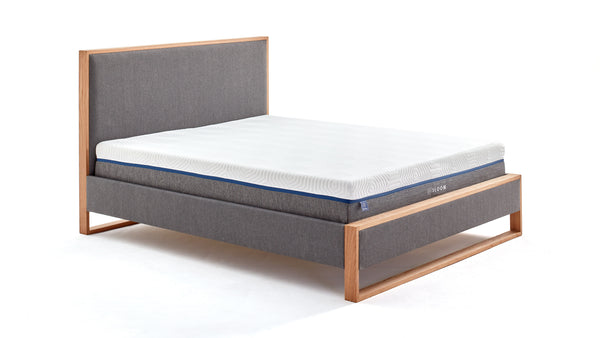 Sloom Oak Edge Bed Frame with Headboard