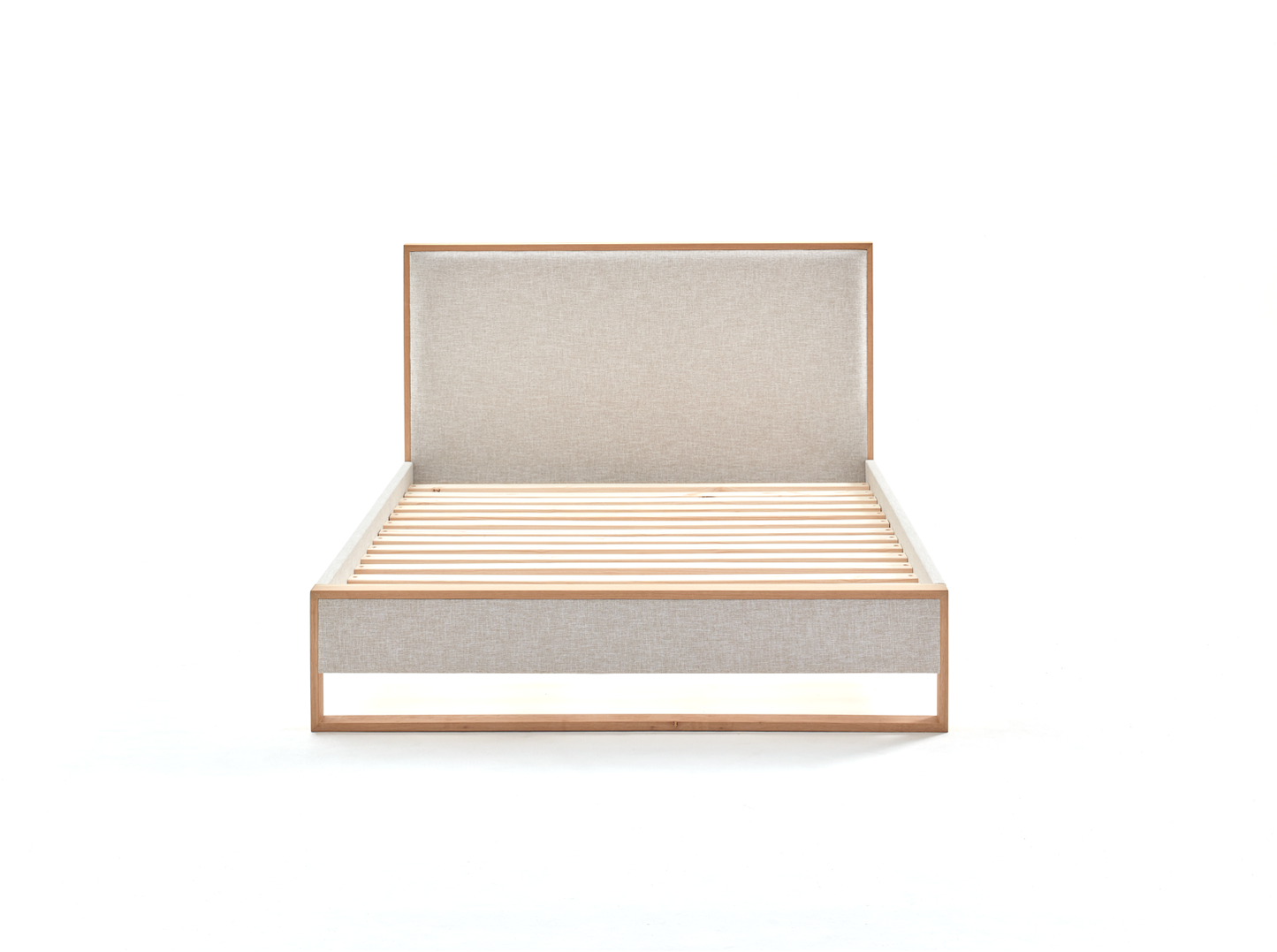 Sloom Oak Edge Bed Frame with Headboard