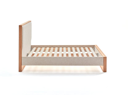 Sloom Oak Edge Bed Frame with Headboard