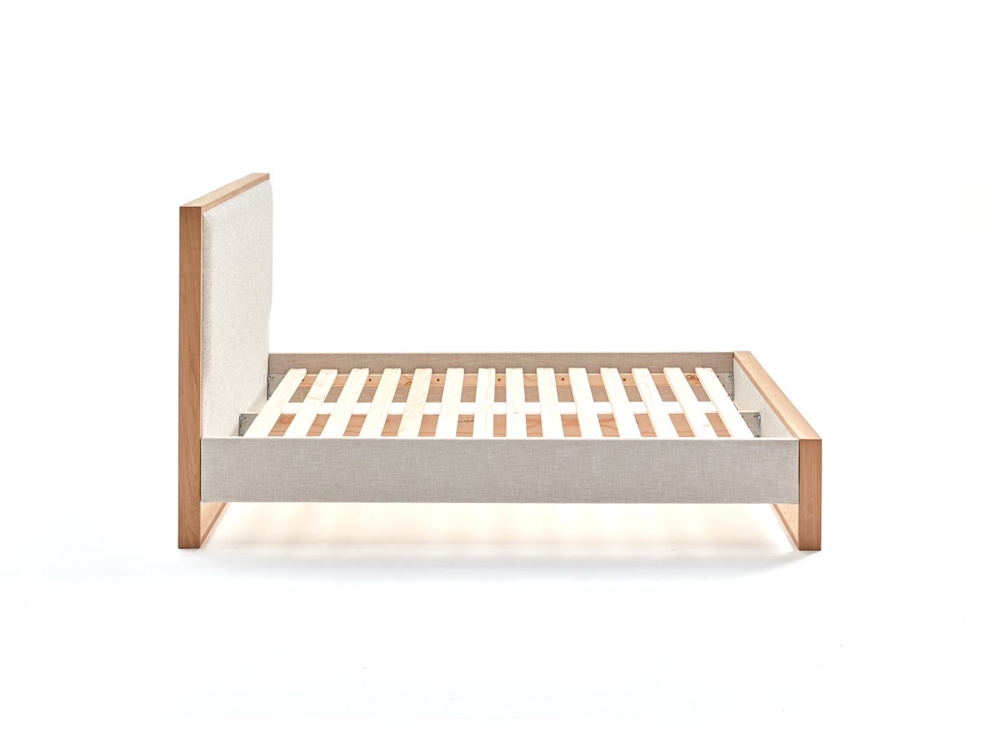 Sloom Oak Edge Bed Frame with Headboard