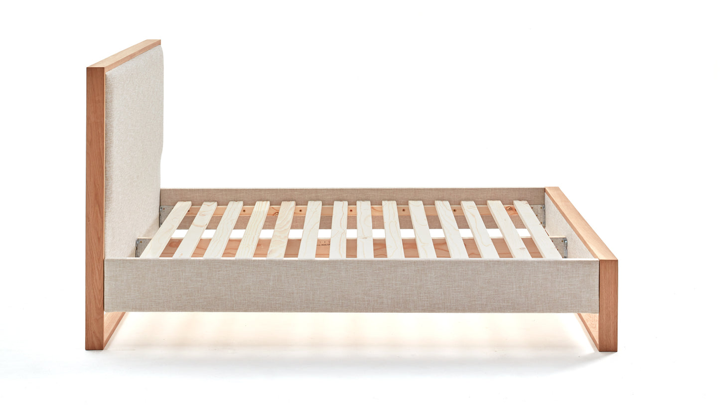 Sloom Oak Edge Bed Frame with Headboard 14 | Sloom