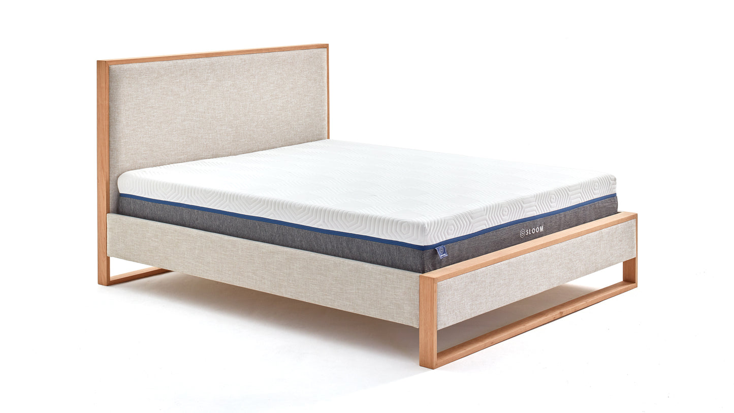 Sloom Oak Edge Bed Frame with Headboard 12 | Sloom