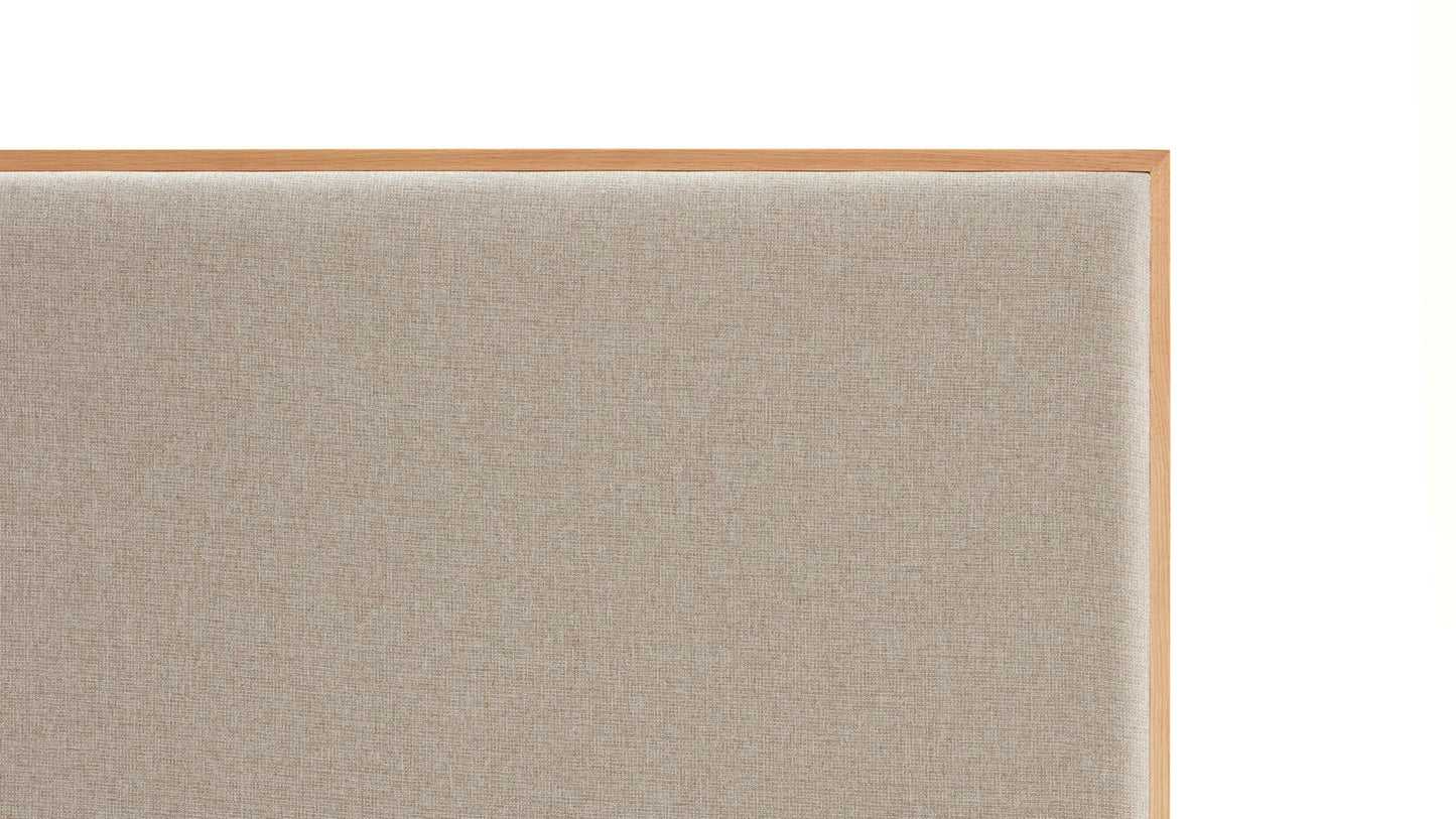 Sloom Oak Edge Bed Frame with Headboard