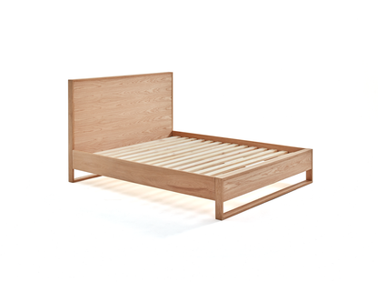 Sloom Oak Edge Bed Frame with Headboard